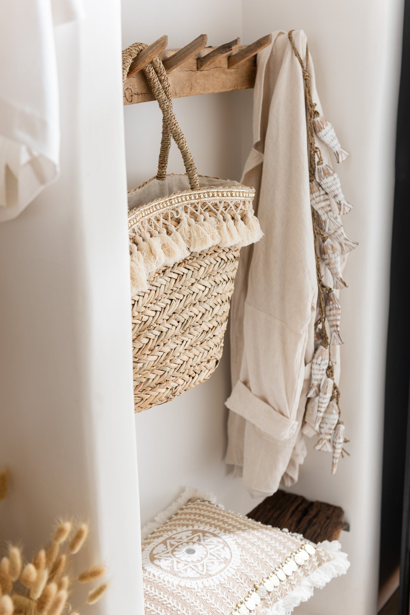 boho strandtasche sommer look