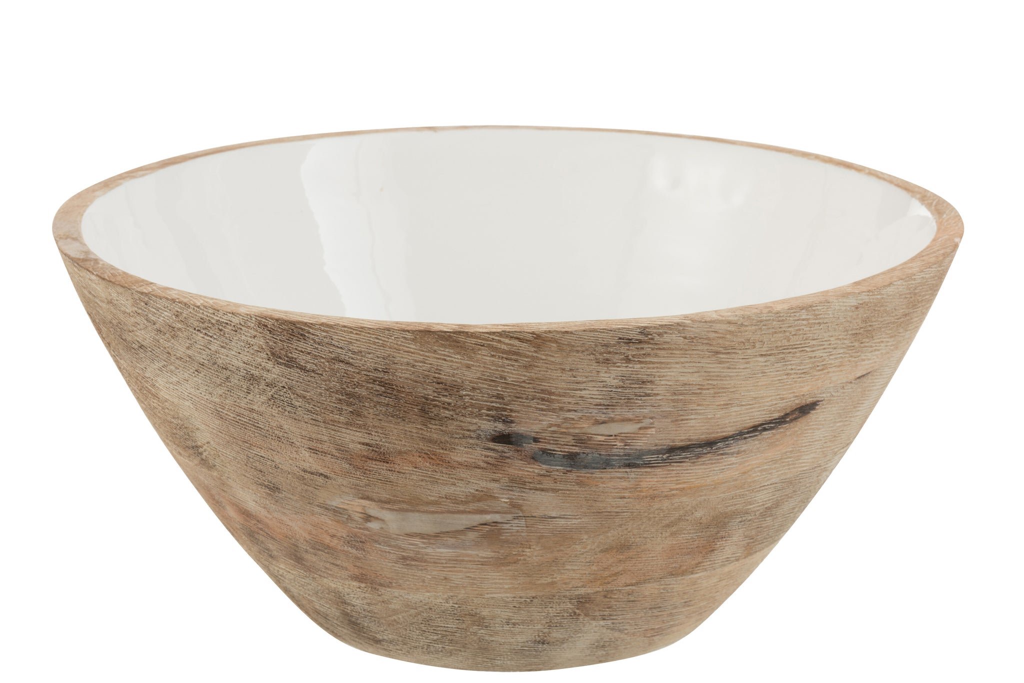 mangoholz schale weiss gross