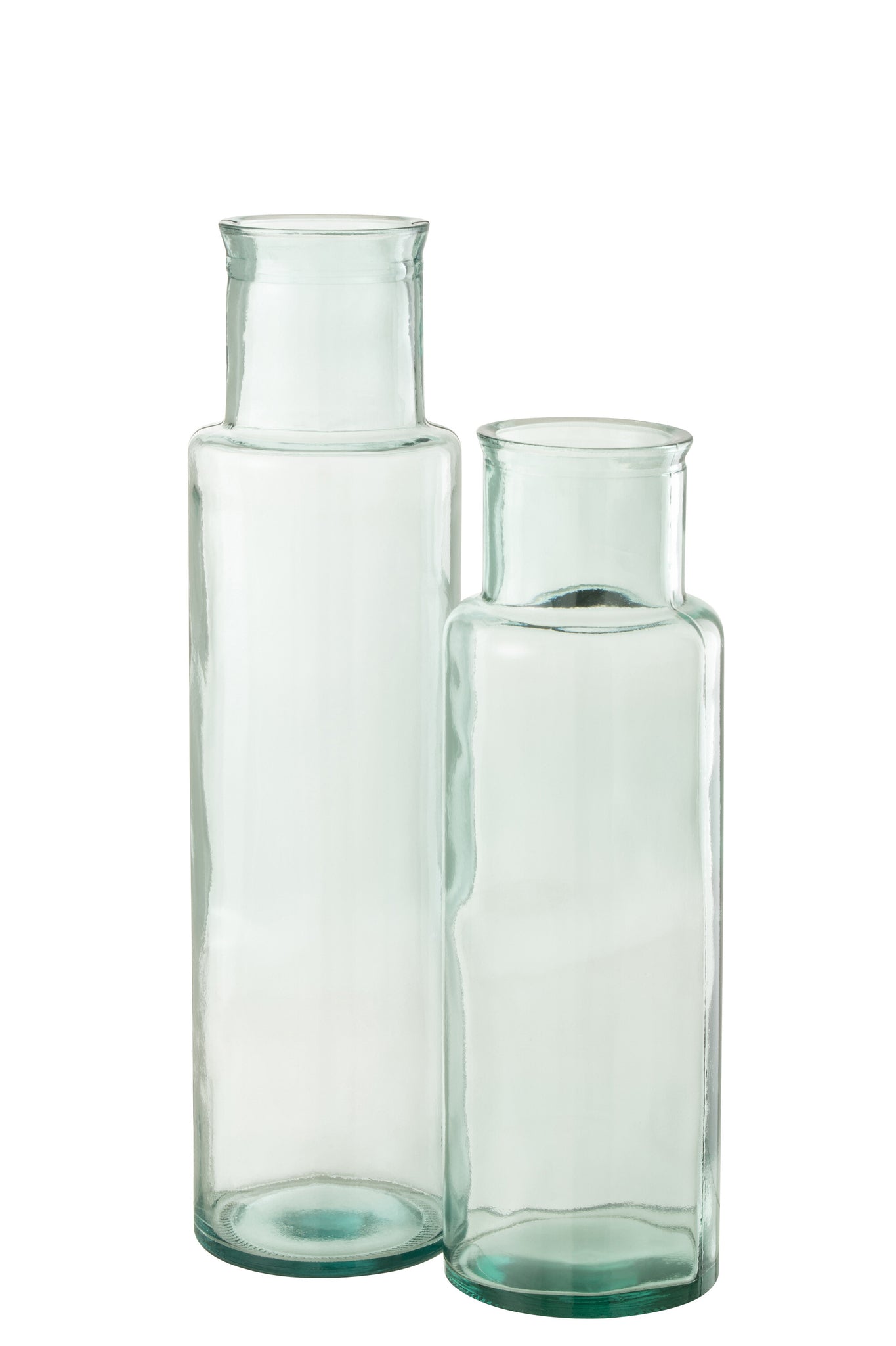minimalistische glasvase transparent