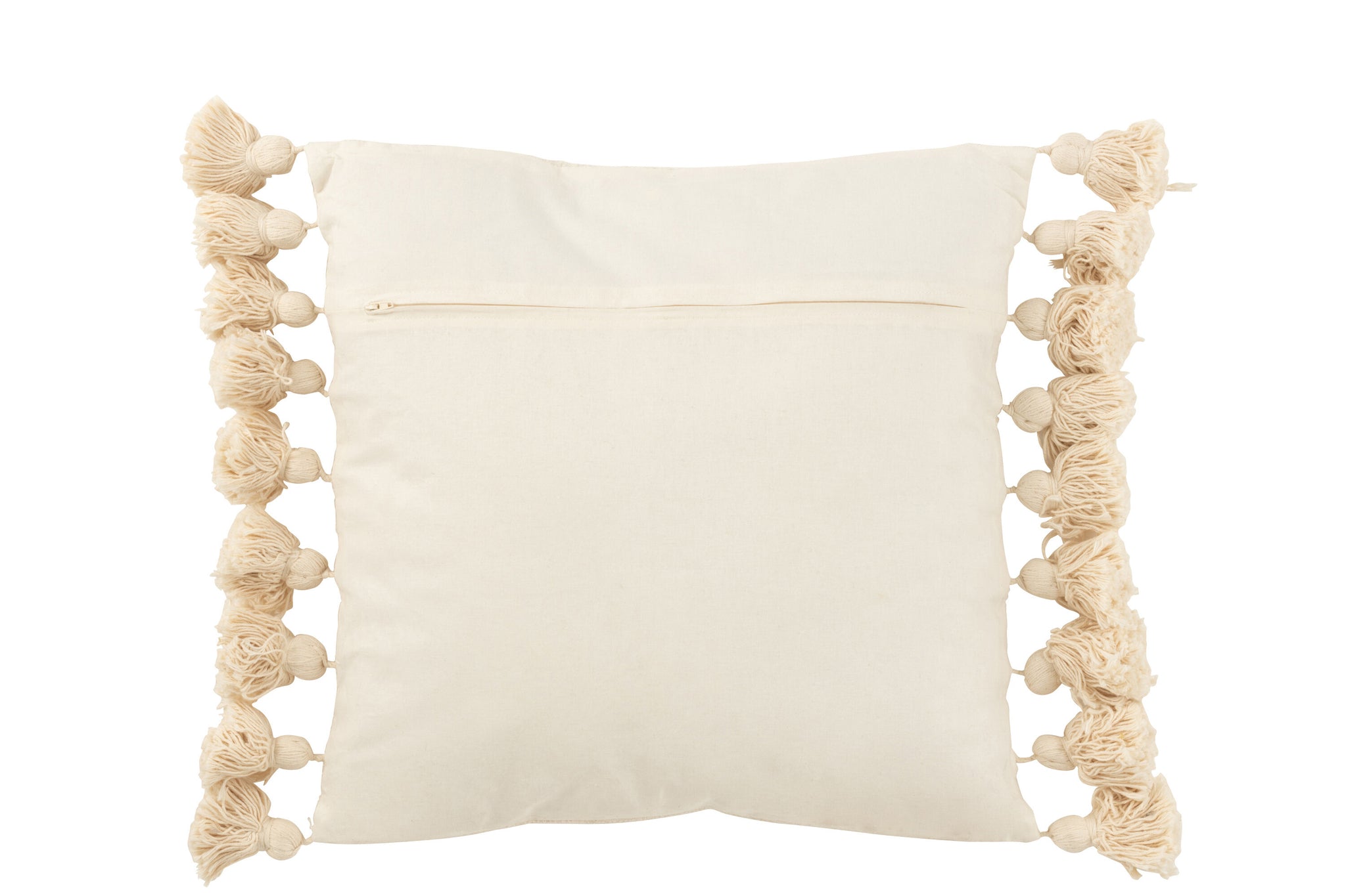 2er Set - Boho Kissen Beige mit Quasten