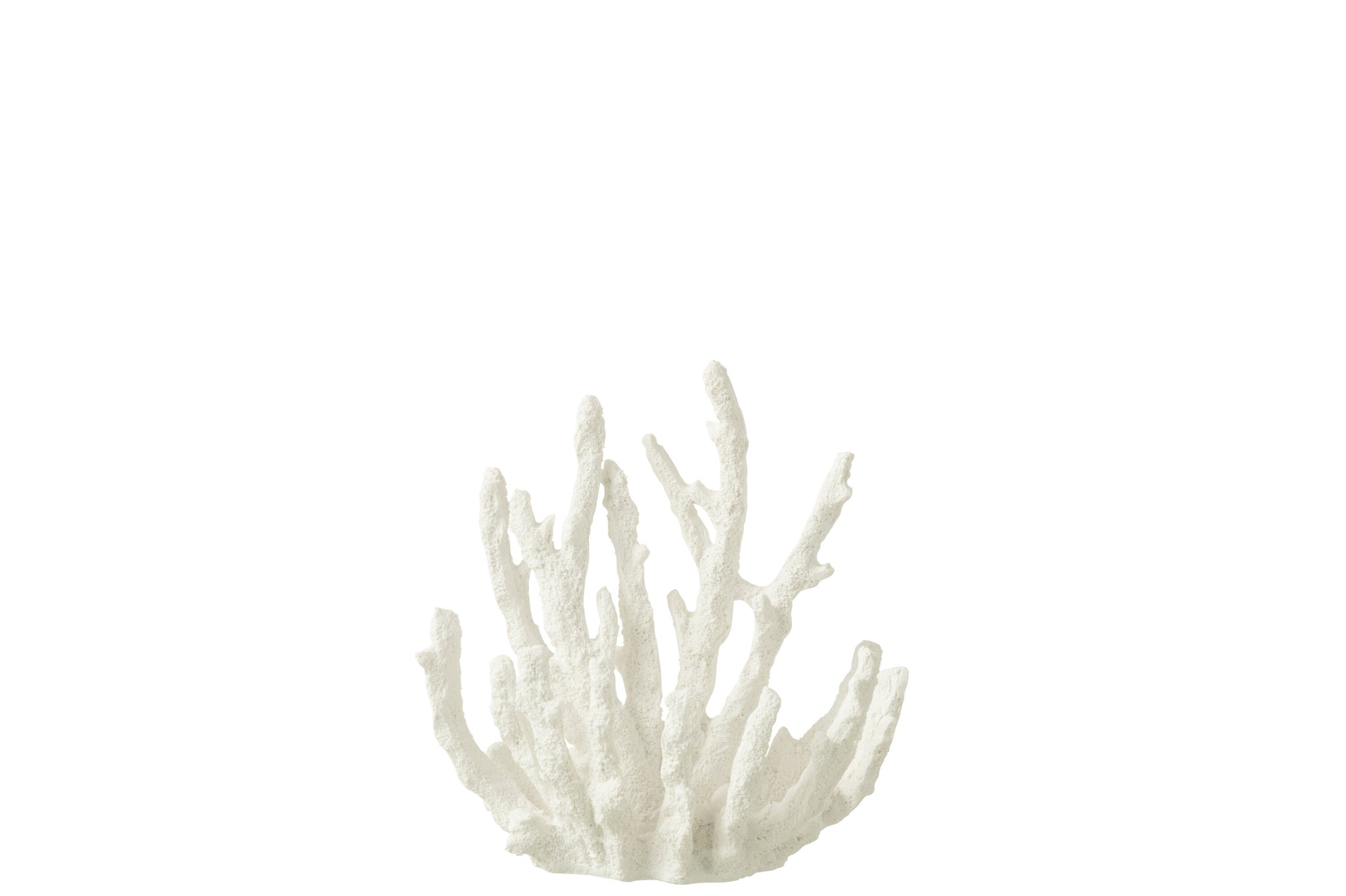 Koralle Deko Weiß Polyresin Figur klein