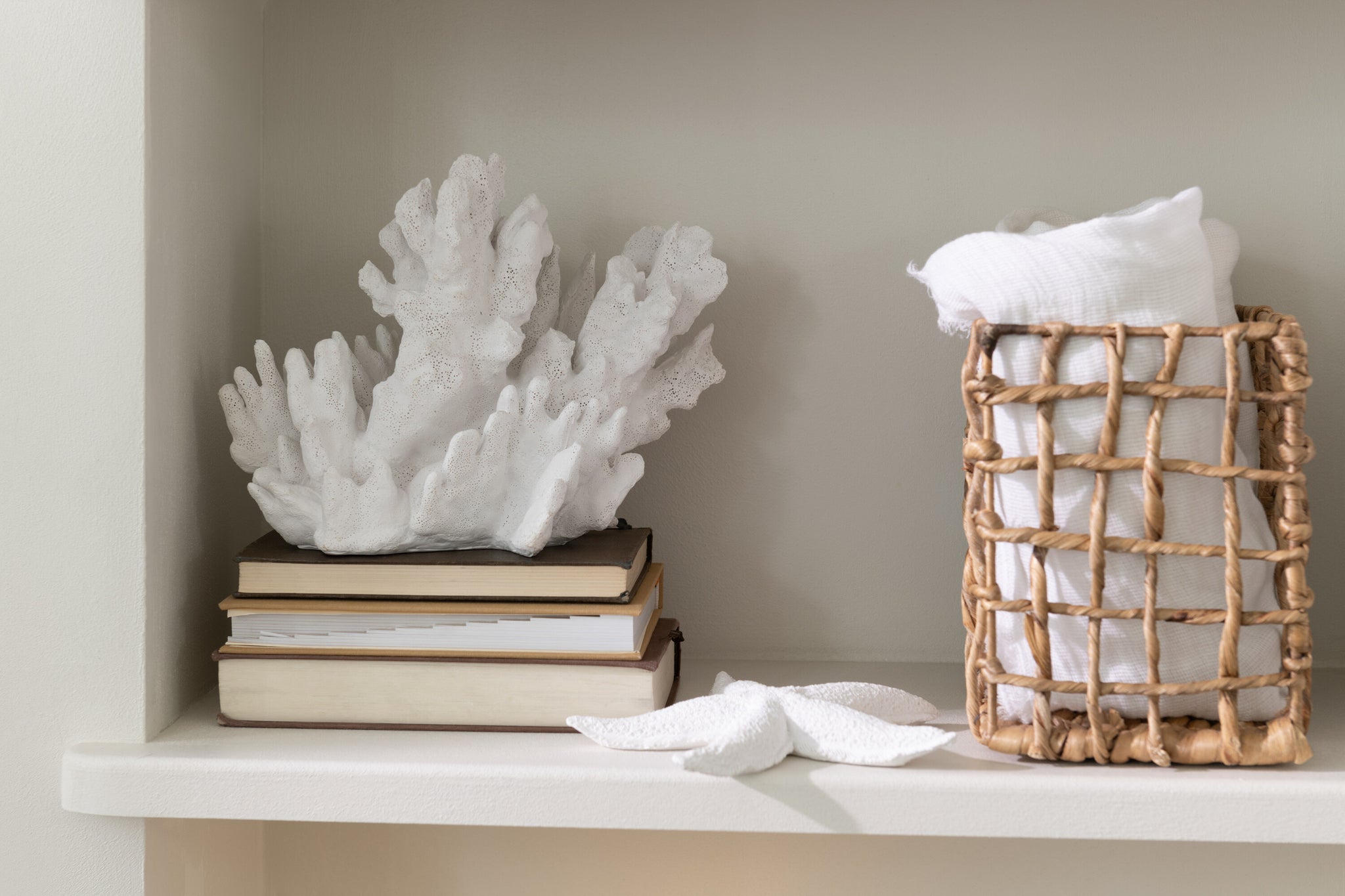 Koralle Deko Weiß moderne Küstenstil Wohn Dekoration