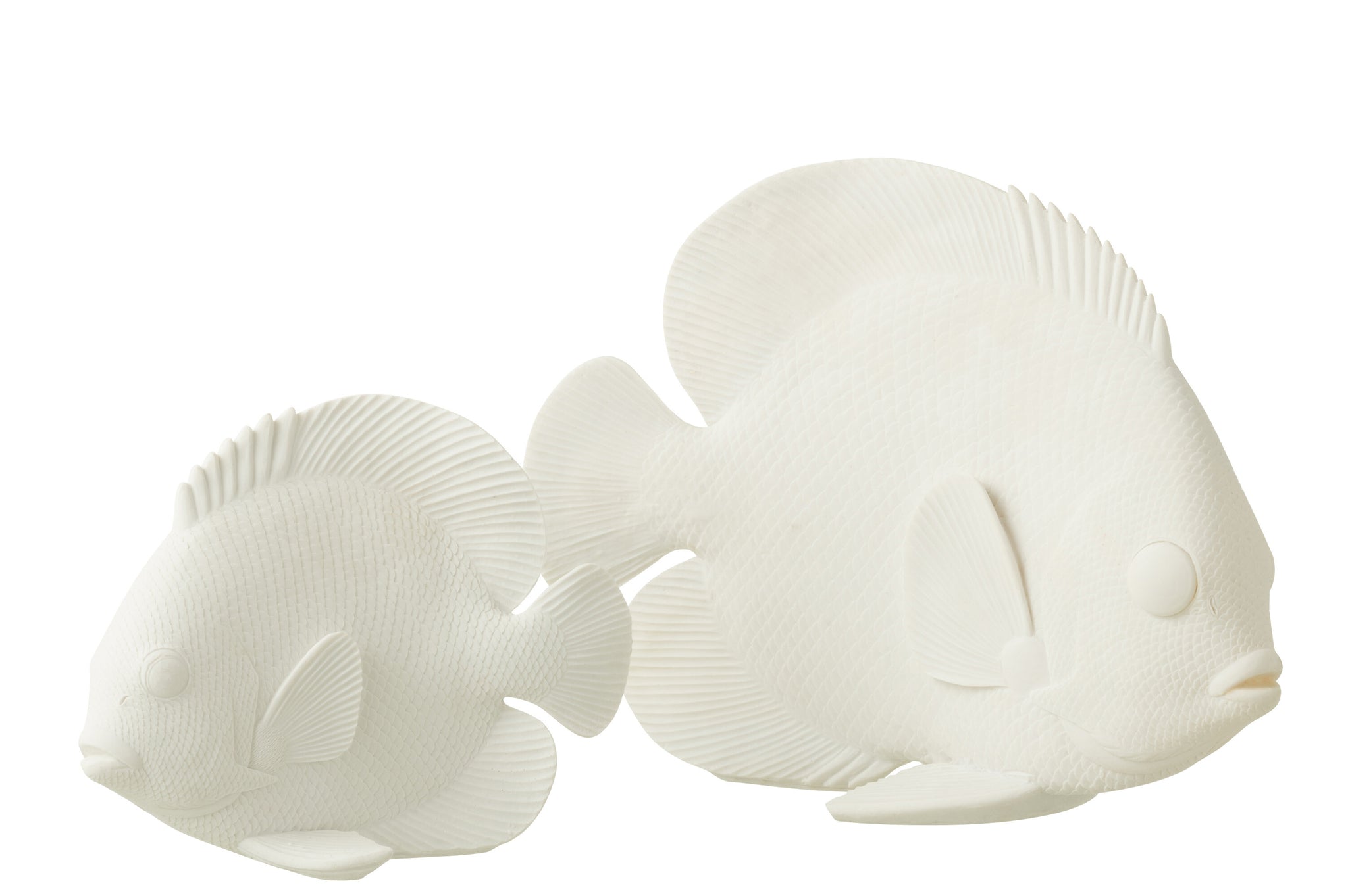 fisch figur set weiß dekoration strand stil