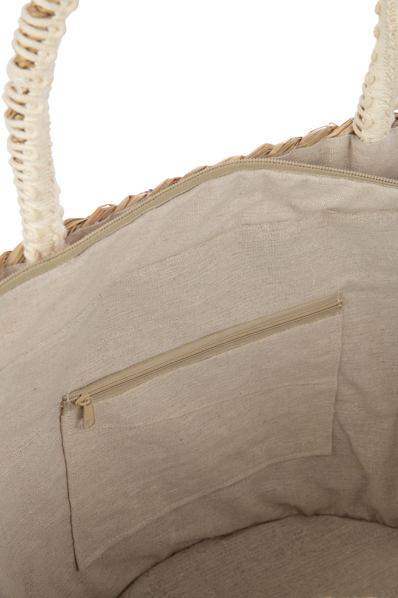 Große Strandtasche Natur Seegras Sommer Tasche