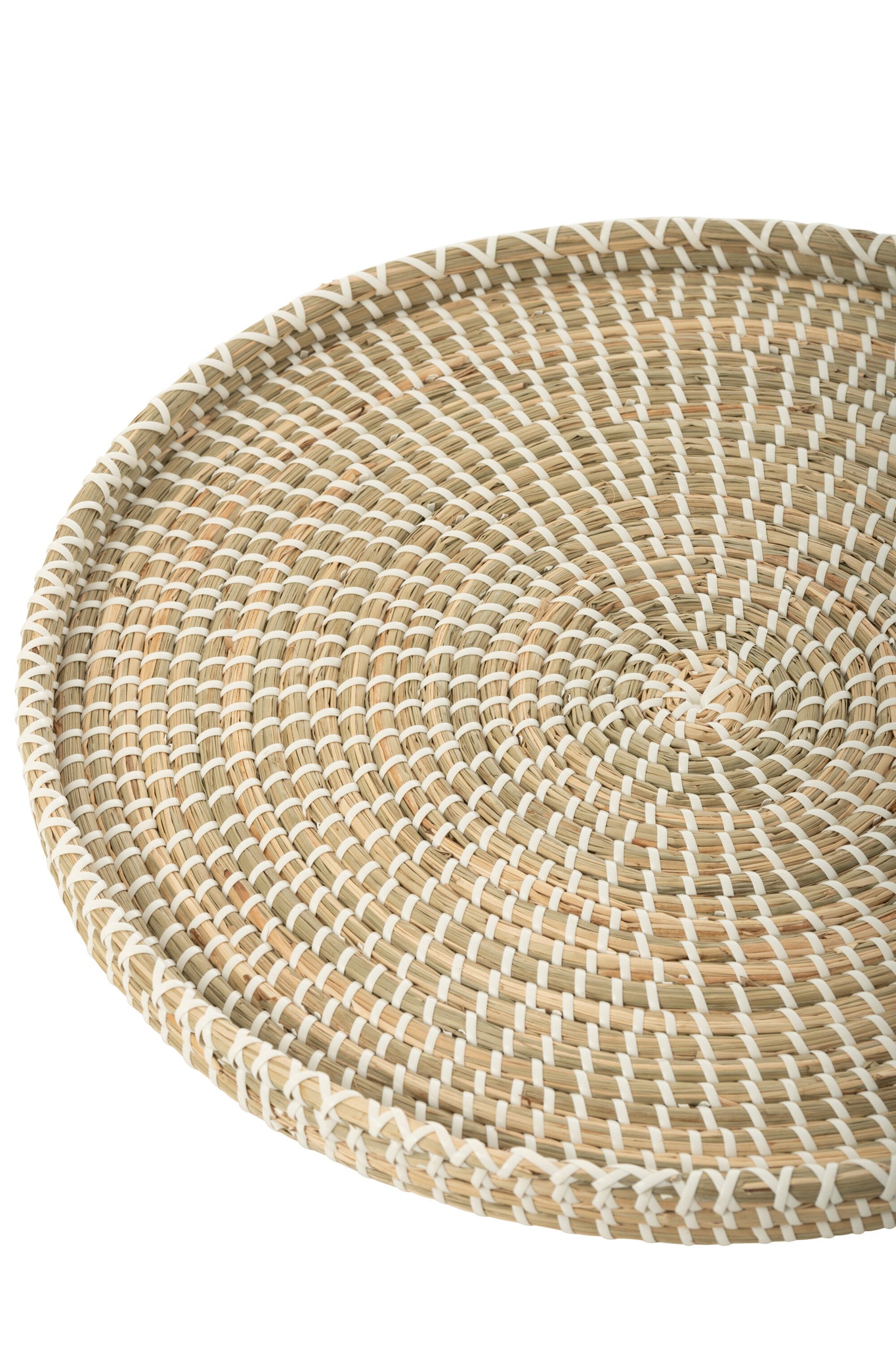 boho serviertablett geflochten