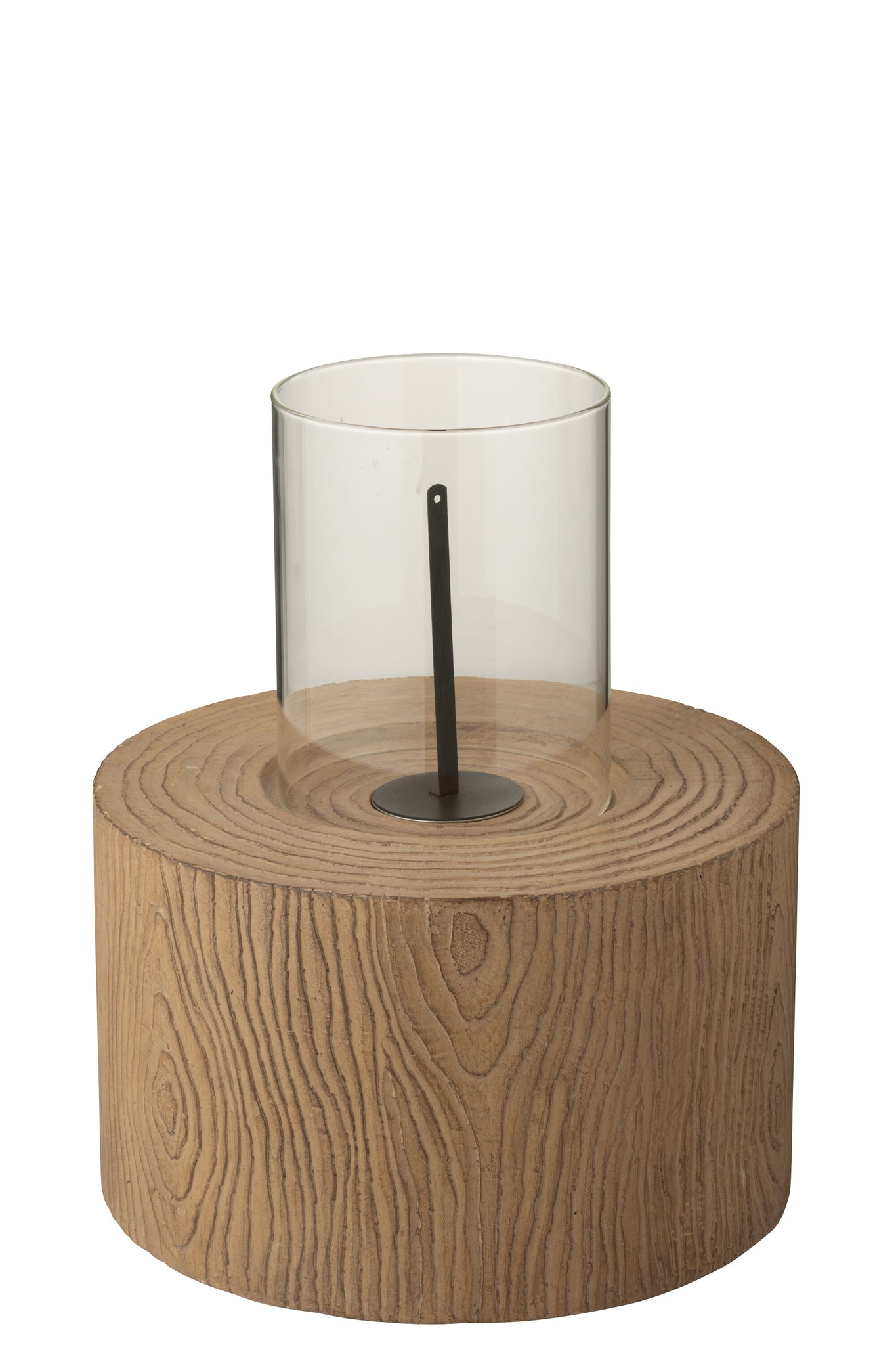Feuersäule mit Glaszylinder