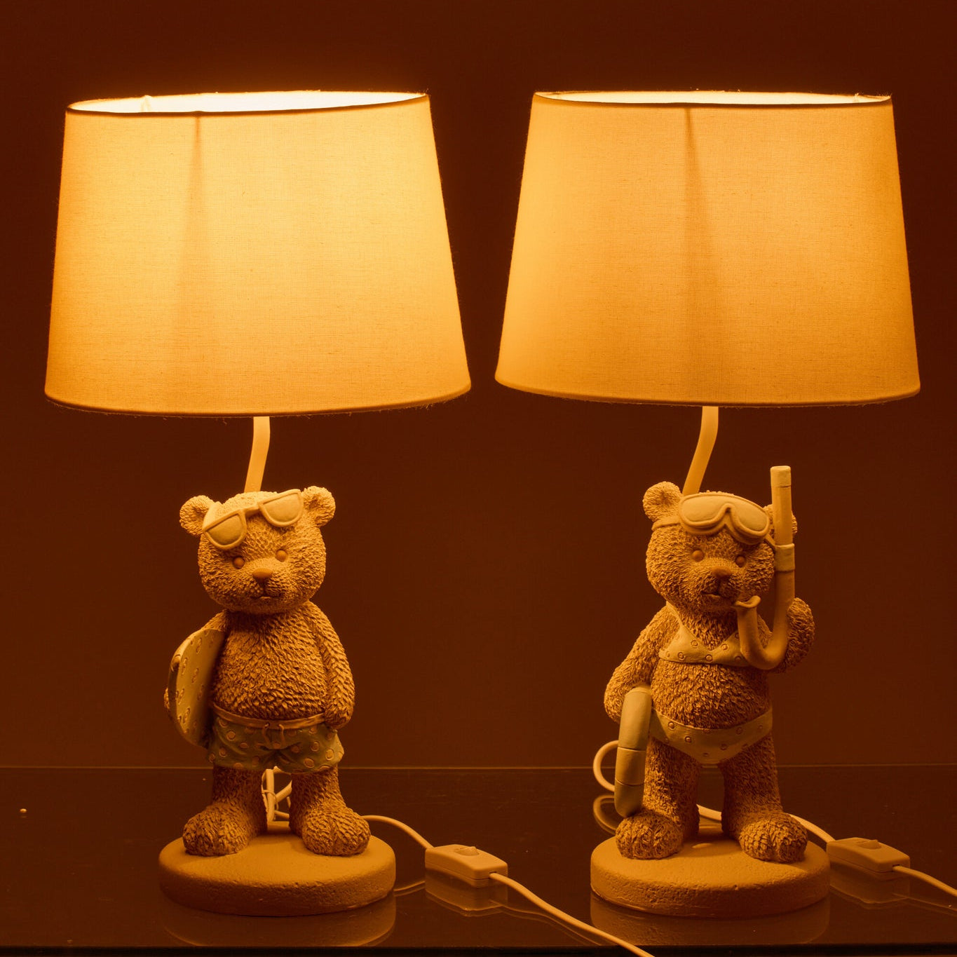 Tischlampe Bär Strand Kinderzimmer Lampe