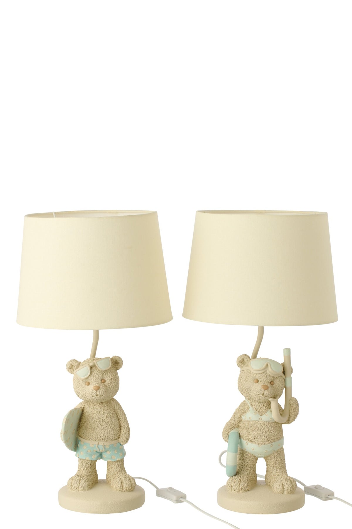 Tischlampe Strandbär - 2er Set
