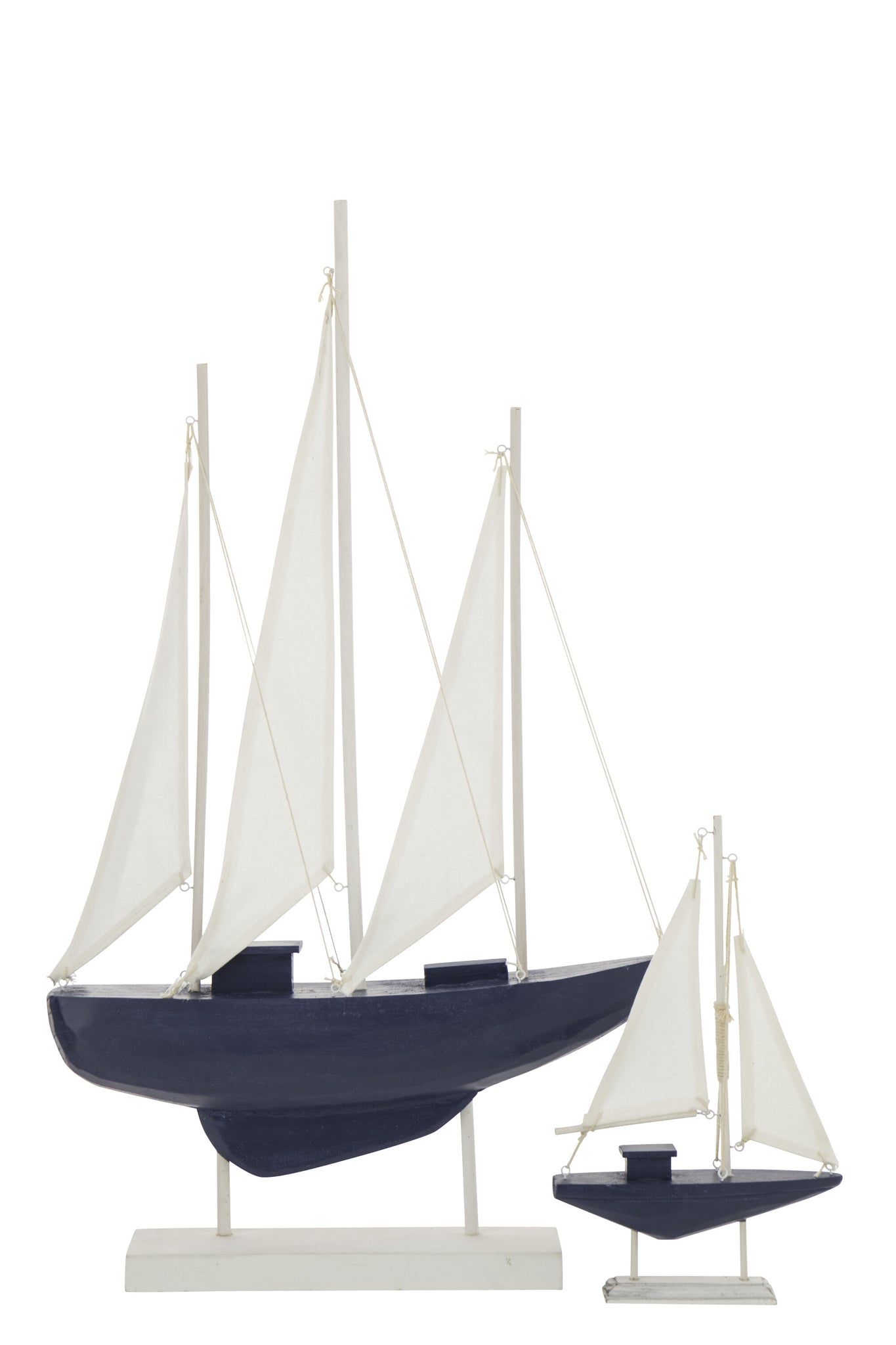 Holz Segelboot im Küstenstil