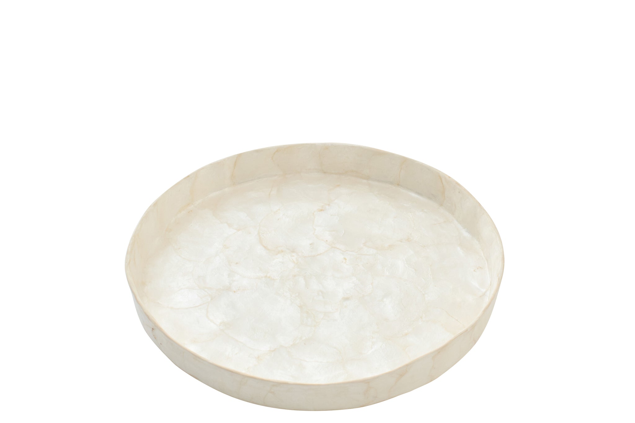 ablage schale capiz weiß boho deko