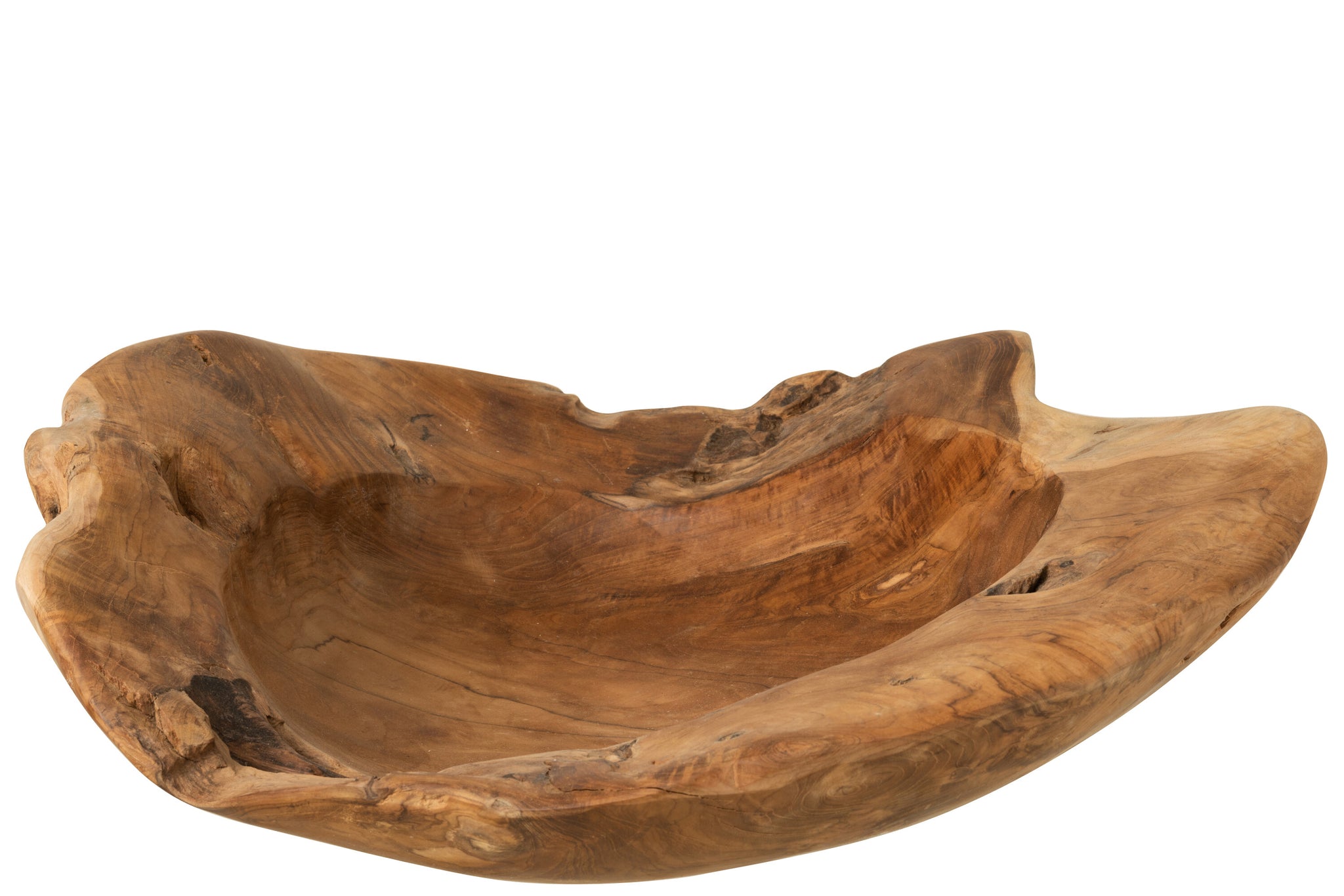 teakholz dekoschale natur große holzschale