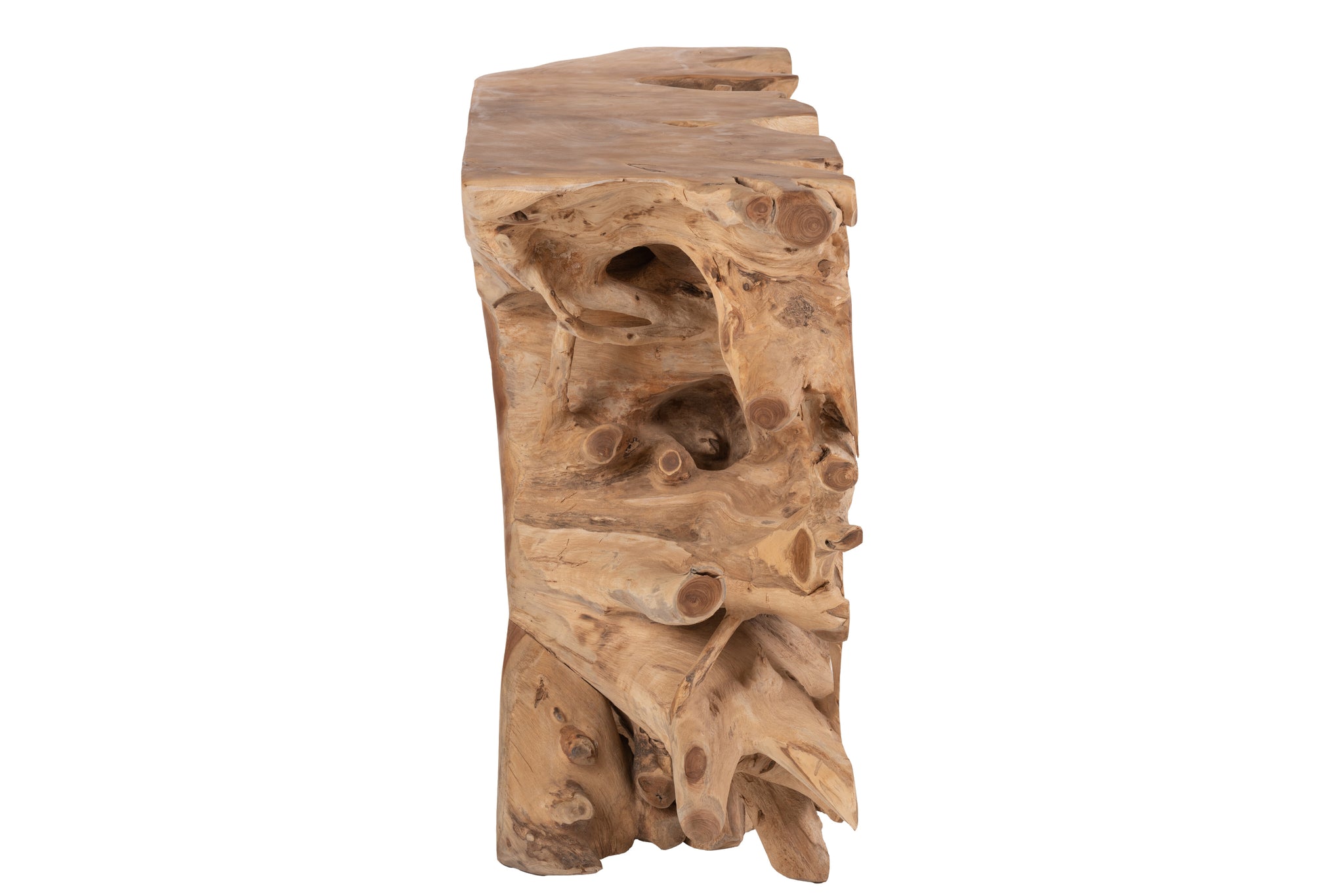 Design Konsole Holz natur Wohnzimmer