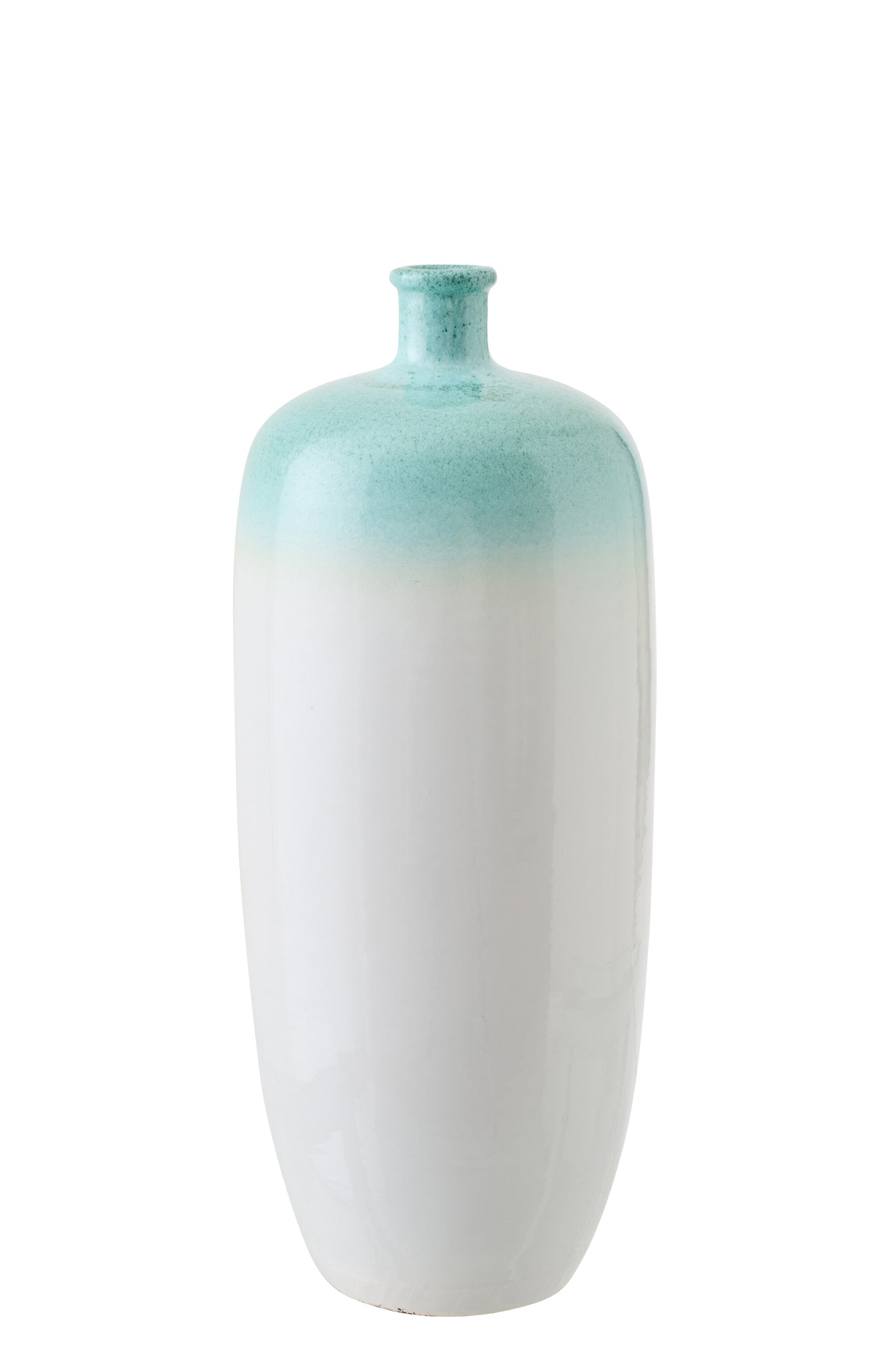 bodenvase keramik mintgrün weiß modern groß