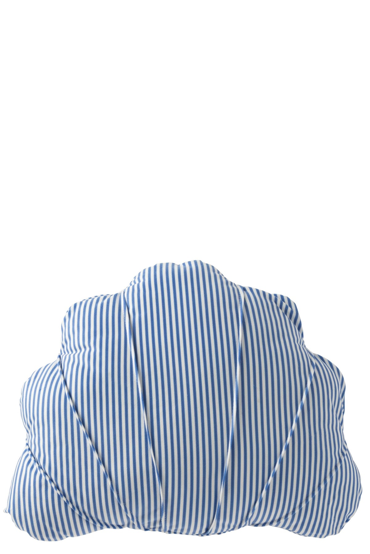 Muschel Dekokissen Blau Weiß gestreift