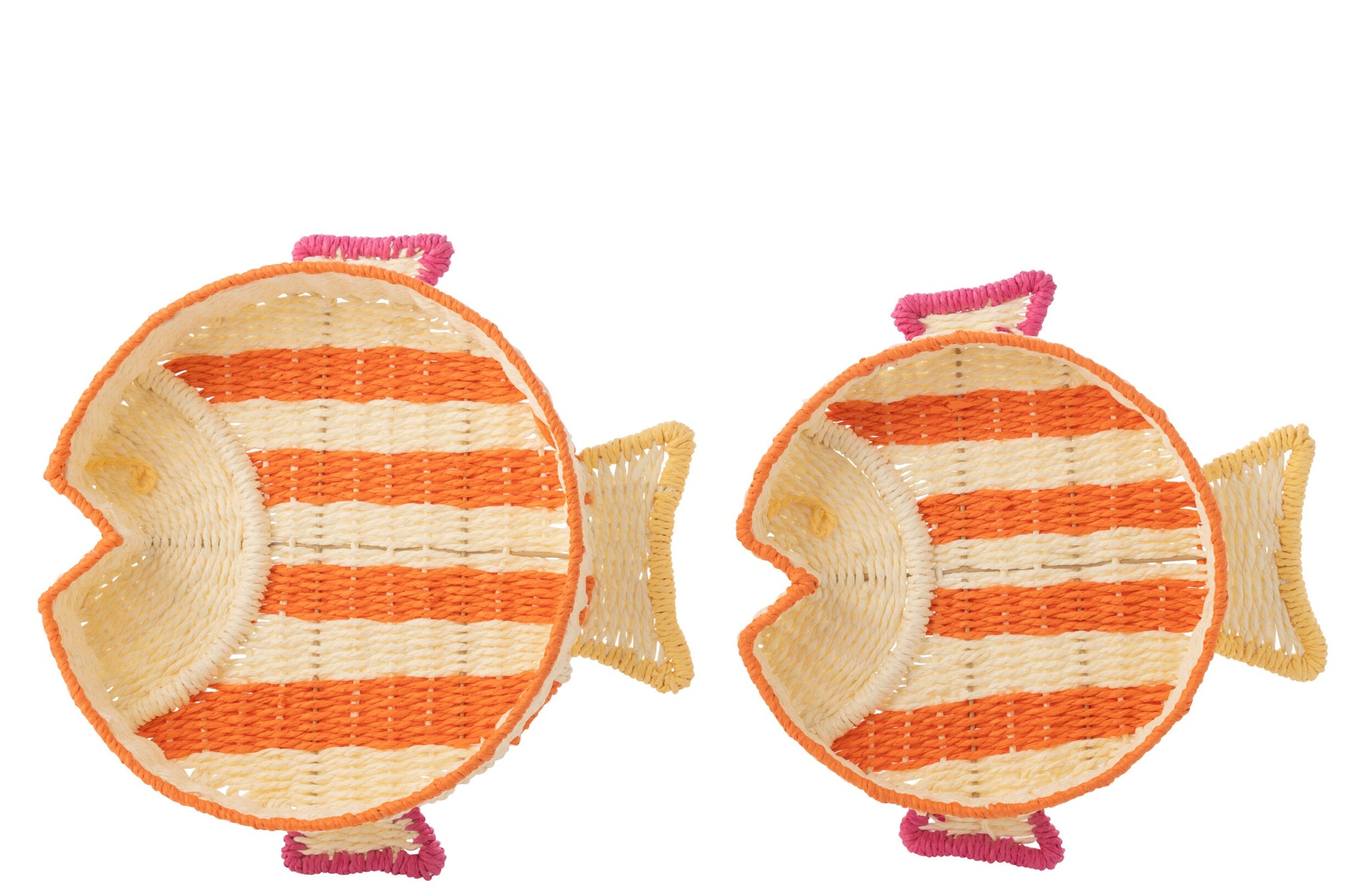 Deko Tablett Fisch Multi 2er Set