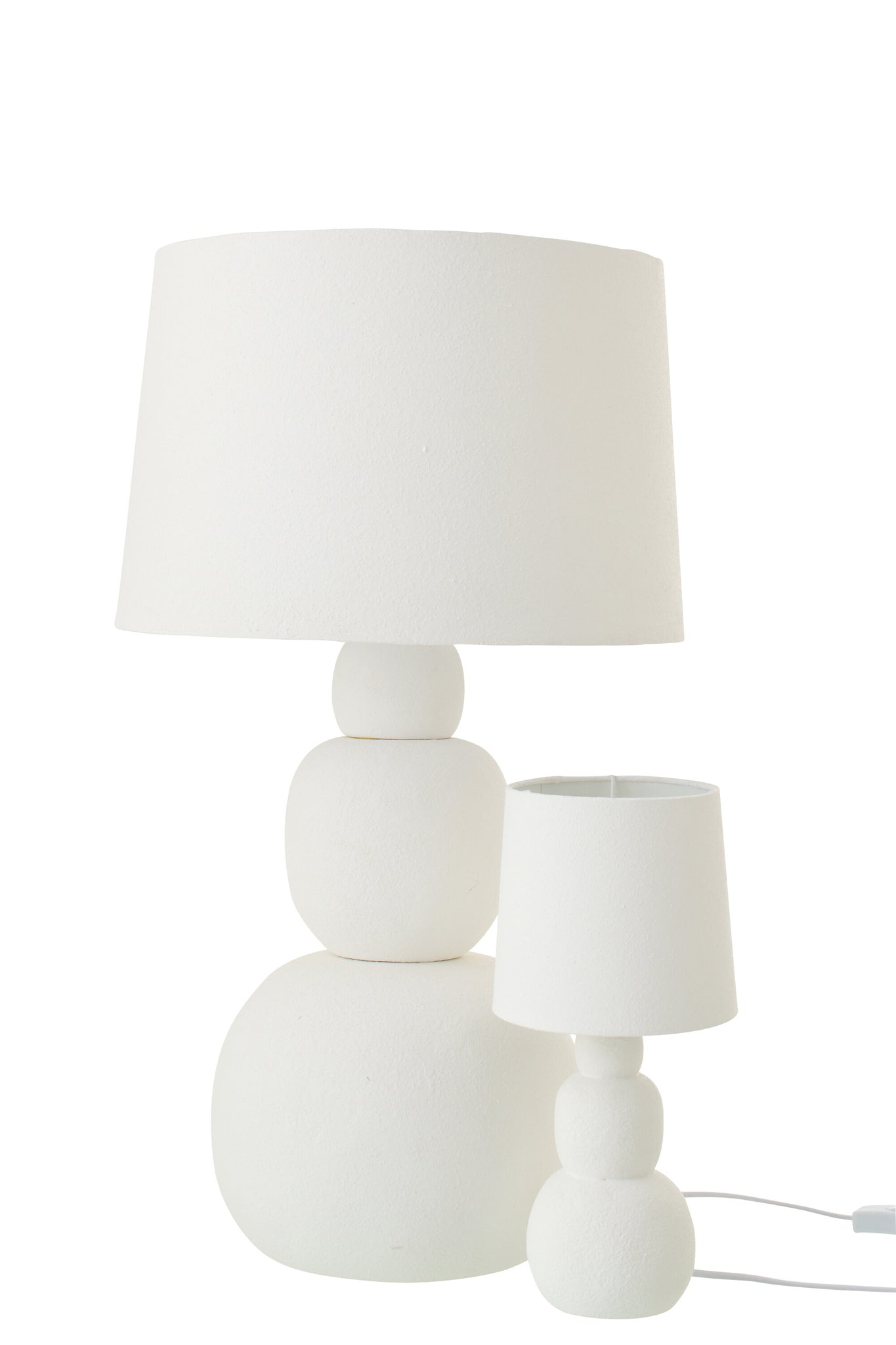 moderne tischlampe weiß design groß