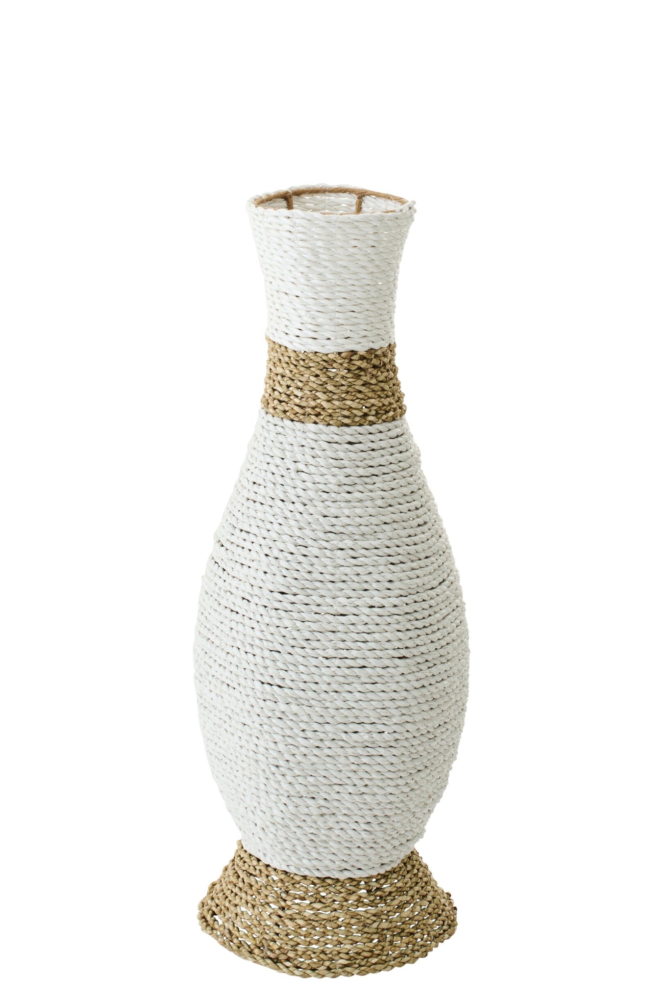 Detailansicht Raffia und Seegras Geflecht