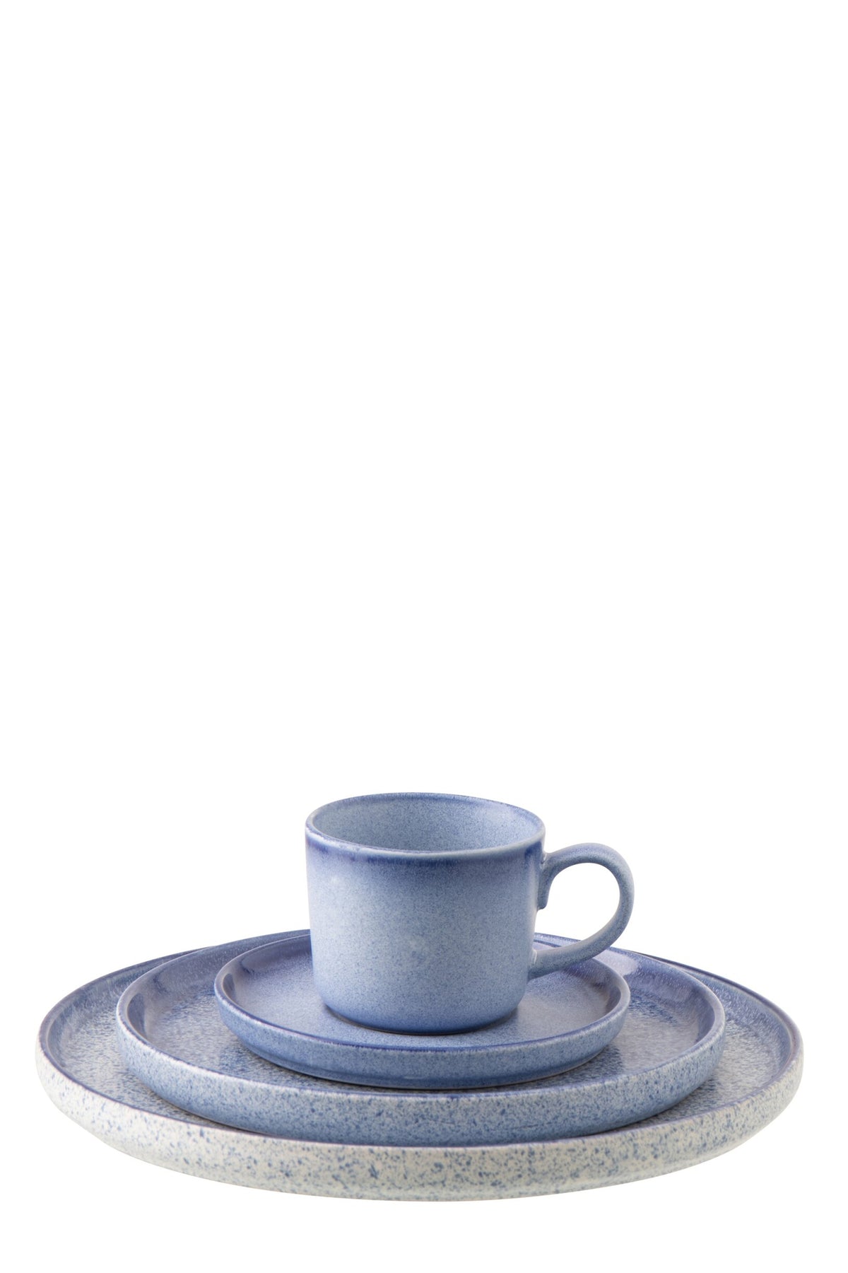 Teller Mabora Steingut Blau (L)