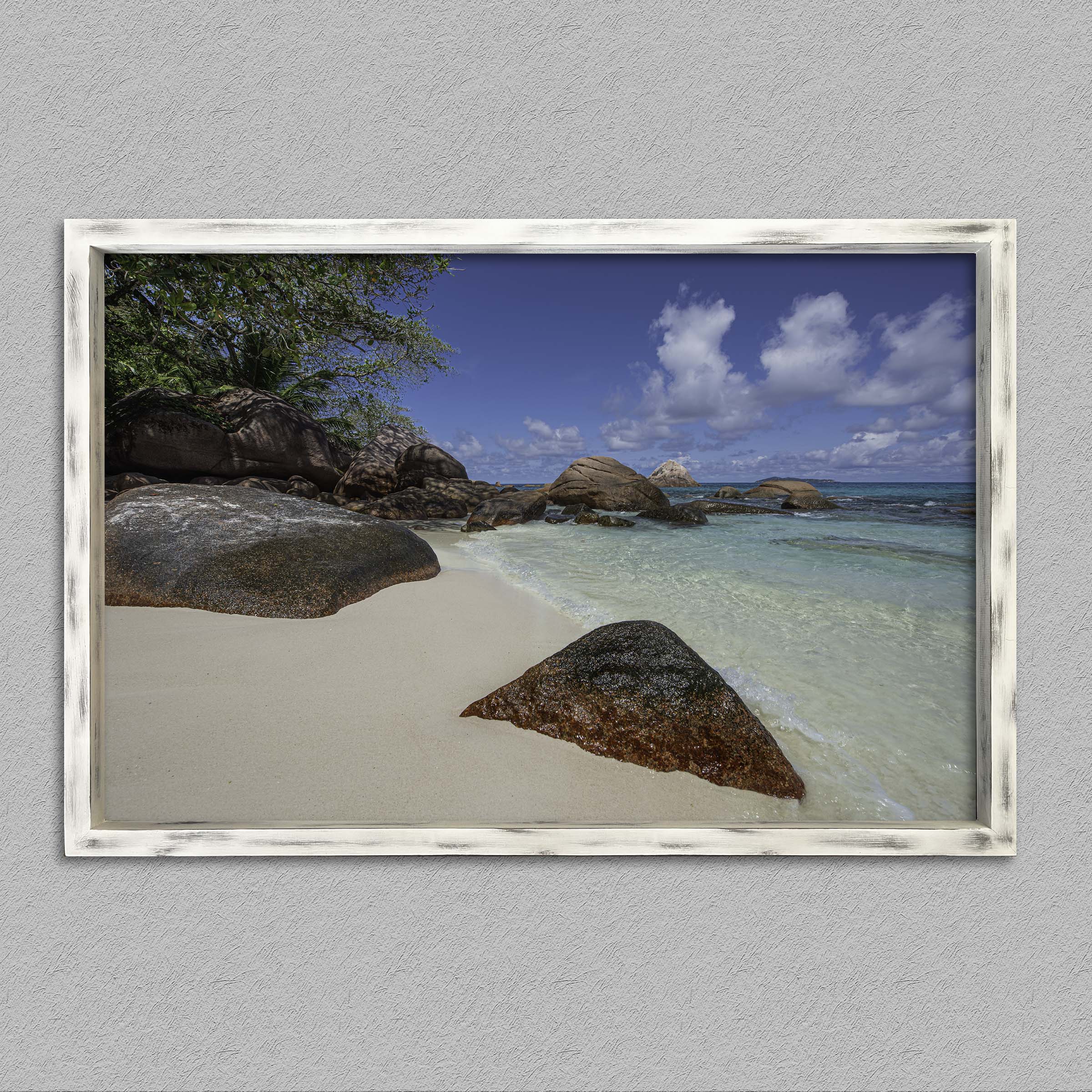 Sable blanc de anse lazio