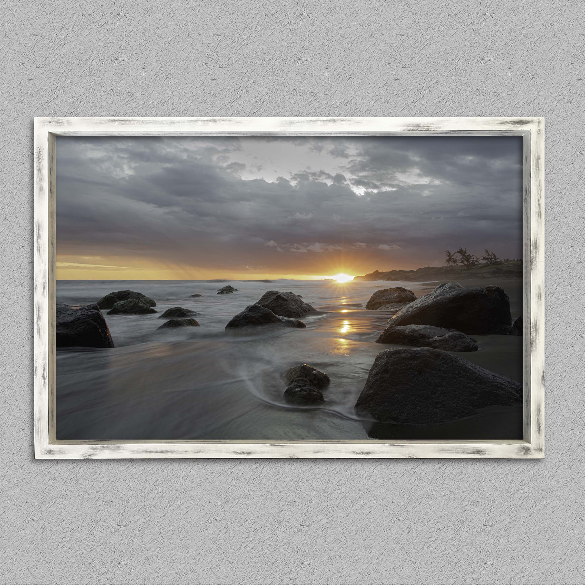 Sunset ravine blanche