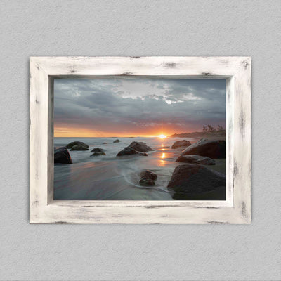 Sunset ravine blanche