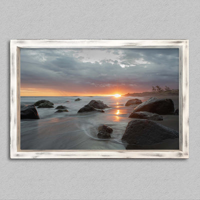 Sunset ravine blanche