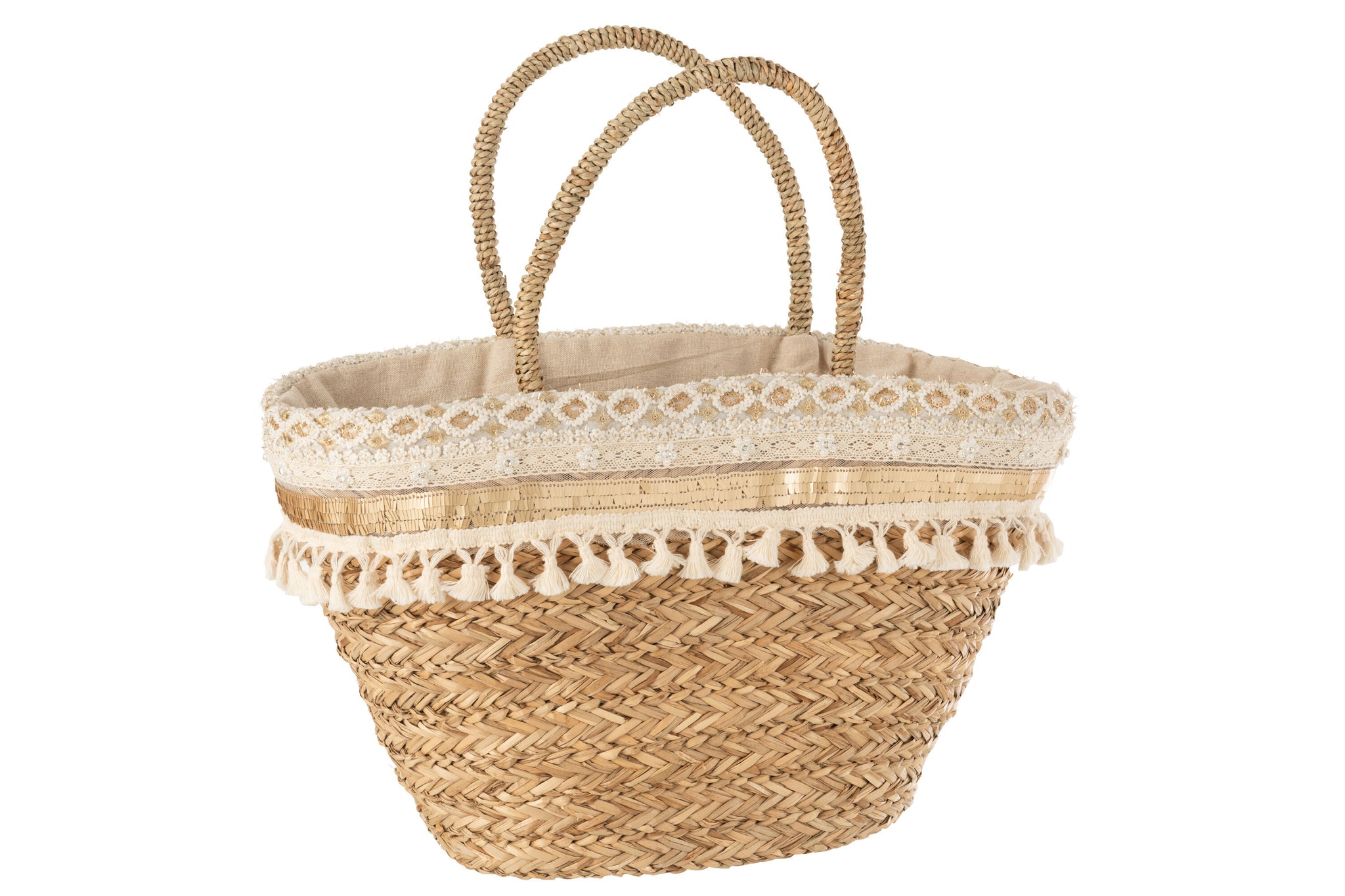 strandtasche seegras boho natur