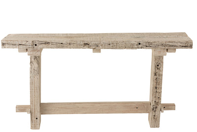 konsolentisch detail holz struktur vintage