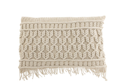 kissen offwhite baumwolle boho