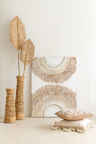 boho wandbilder set 2er natur look