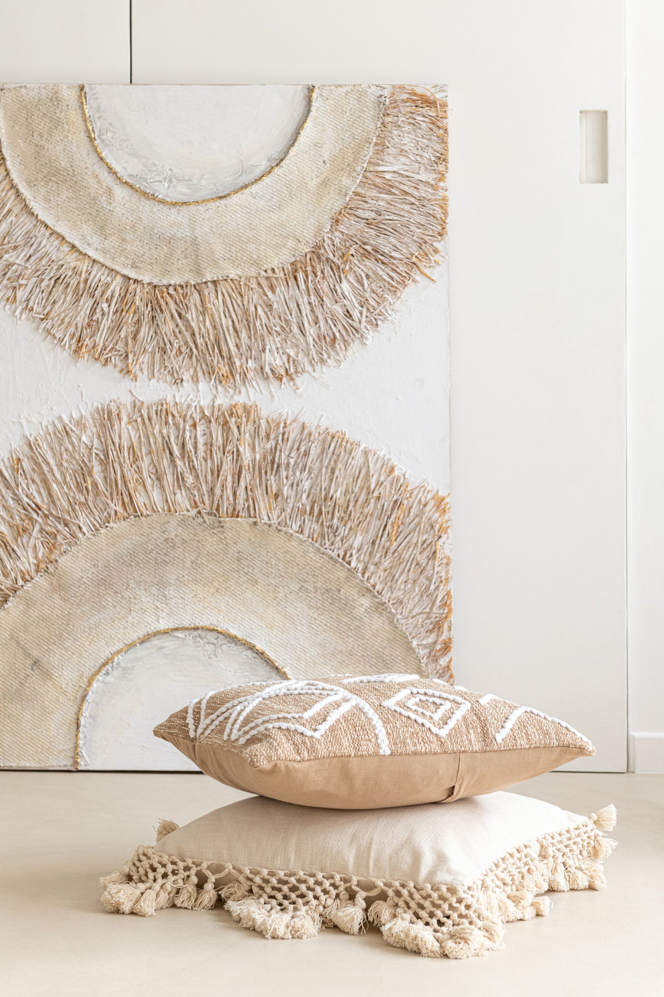 wanddeko wohnzimmer boho küstenstil