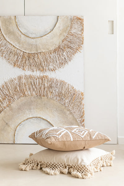 wanddeko wohnzimmer boho küstenstil