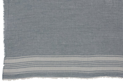 baumwoll plaid streifen struktur detail fransen