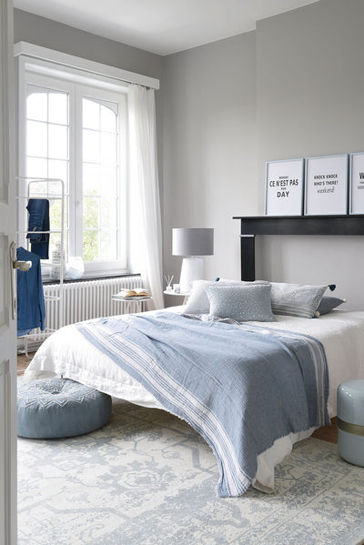 plaid sofa wohnzimmer maritime deko
