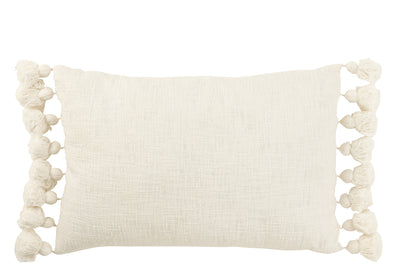 boho kissen weiß lang