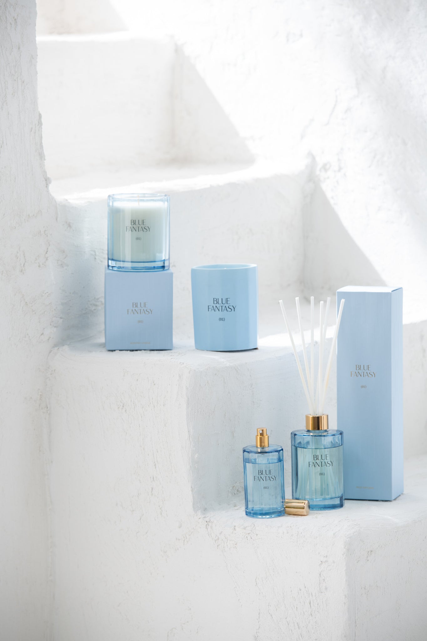 duft diffuser blau zuhause