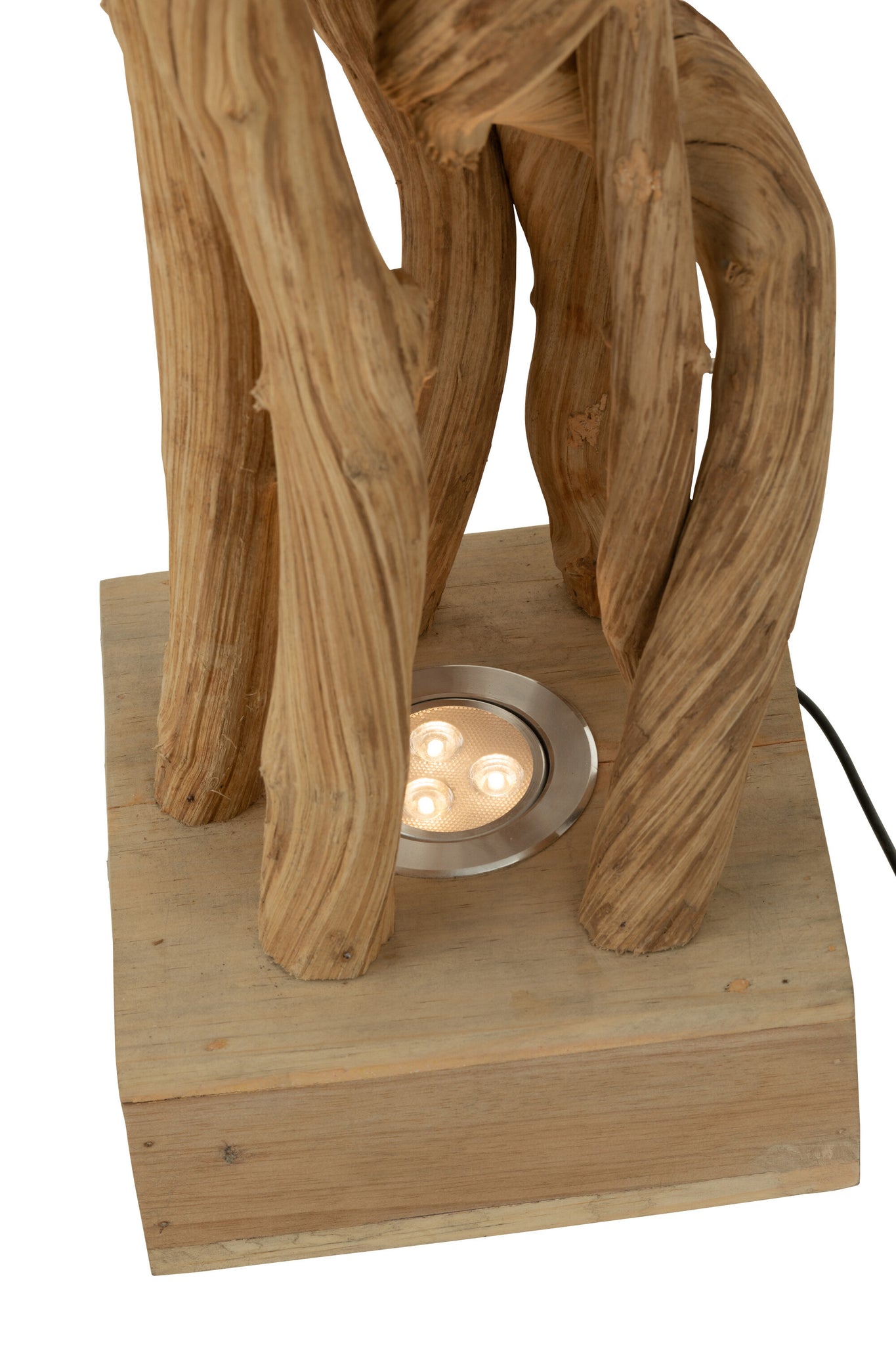 boho tischlampe holz deko wohnzimmer