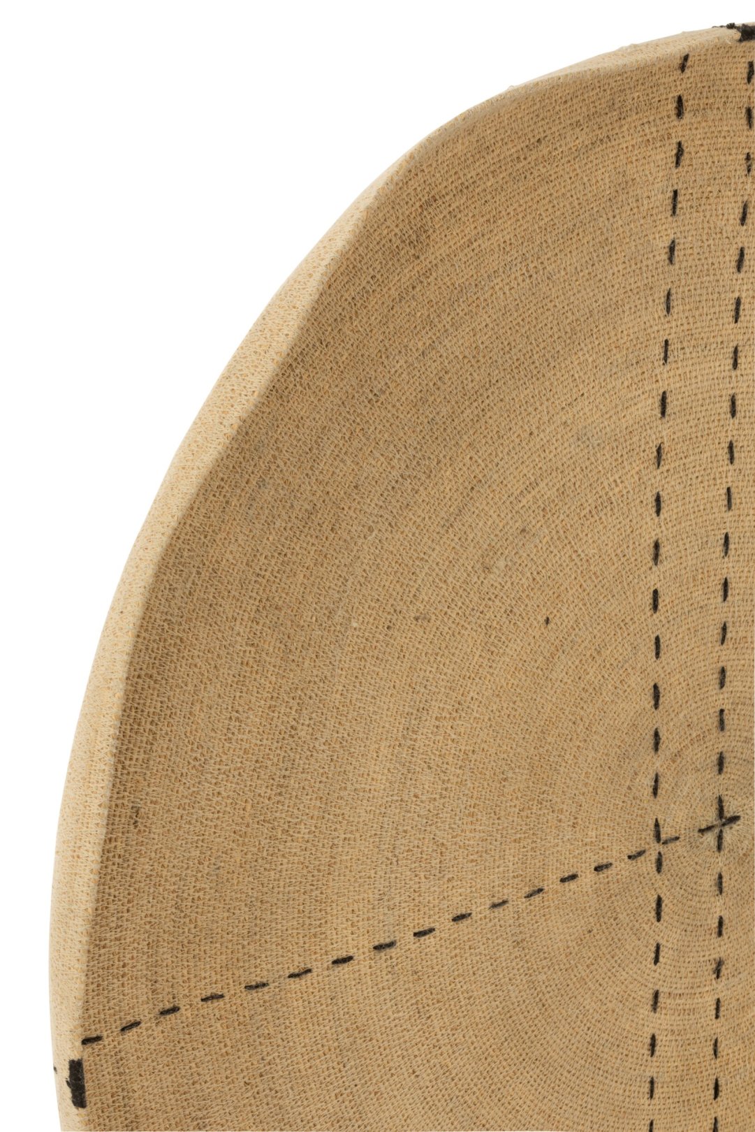 Runde Seegras Wanddekoration Natur