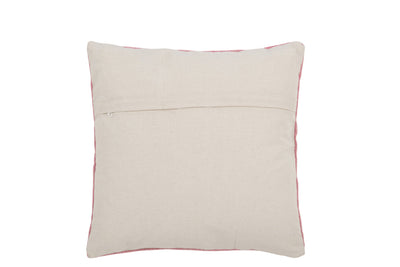 Rosa Boho-Kissen mit dekorativem Muster