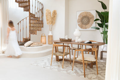 wandbild ibiza stil kreis natur design