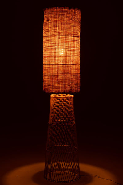Natürliche Stehlampe für Wohnzimmer
