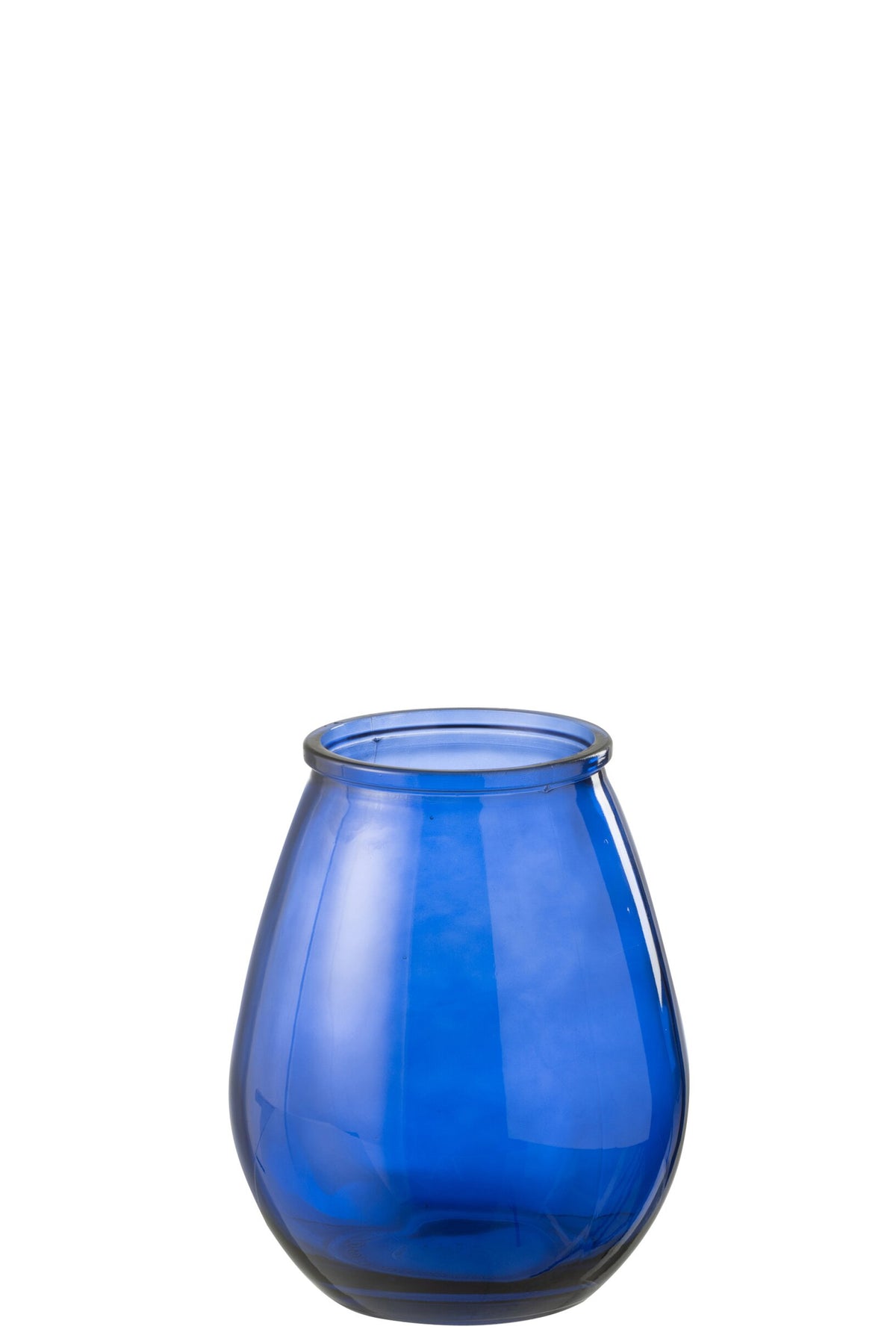 Glasvase Egg Blau 23 cm
