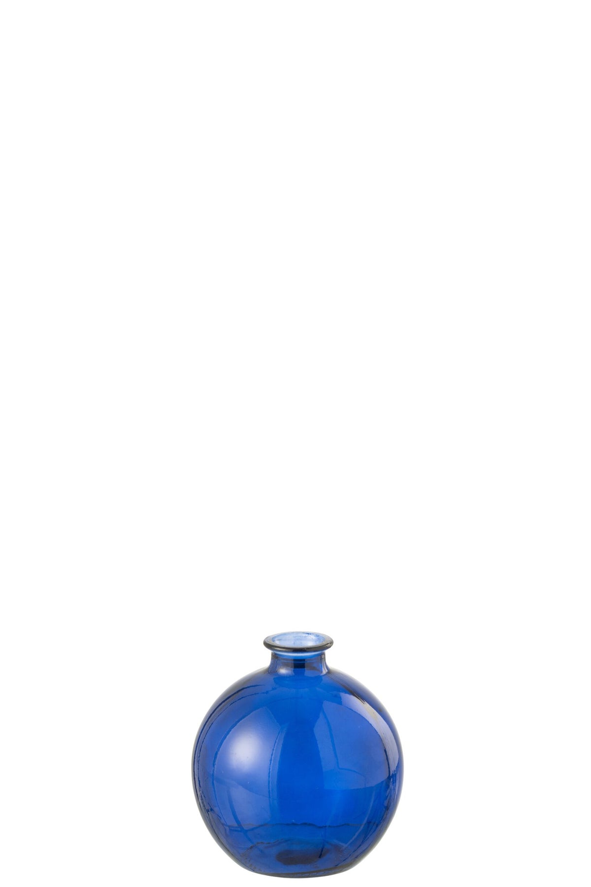 Glasvase Ball Blau 18 cm
