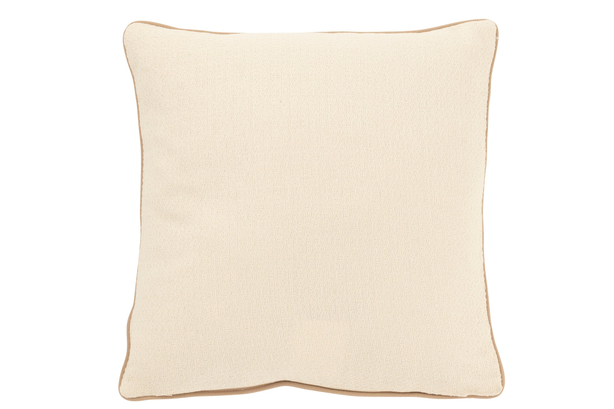 kissen muschel baumwolle creme beige