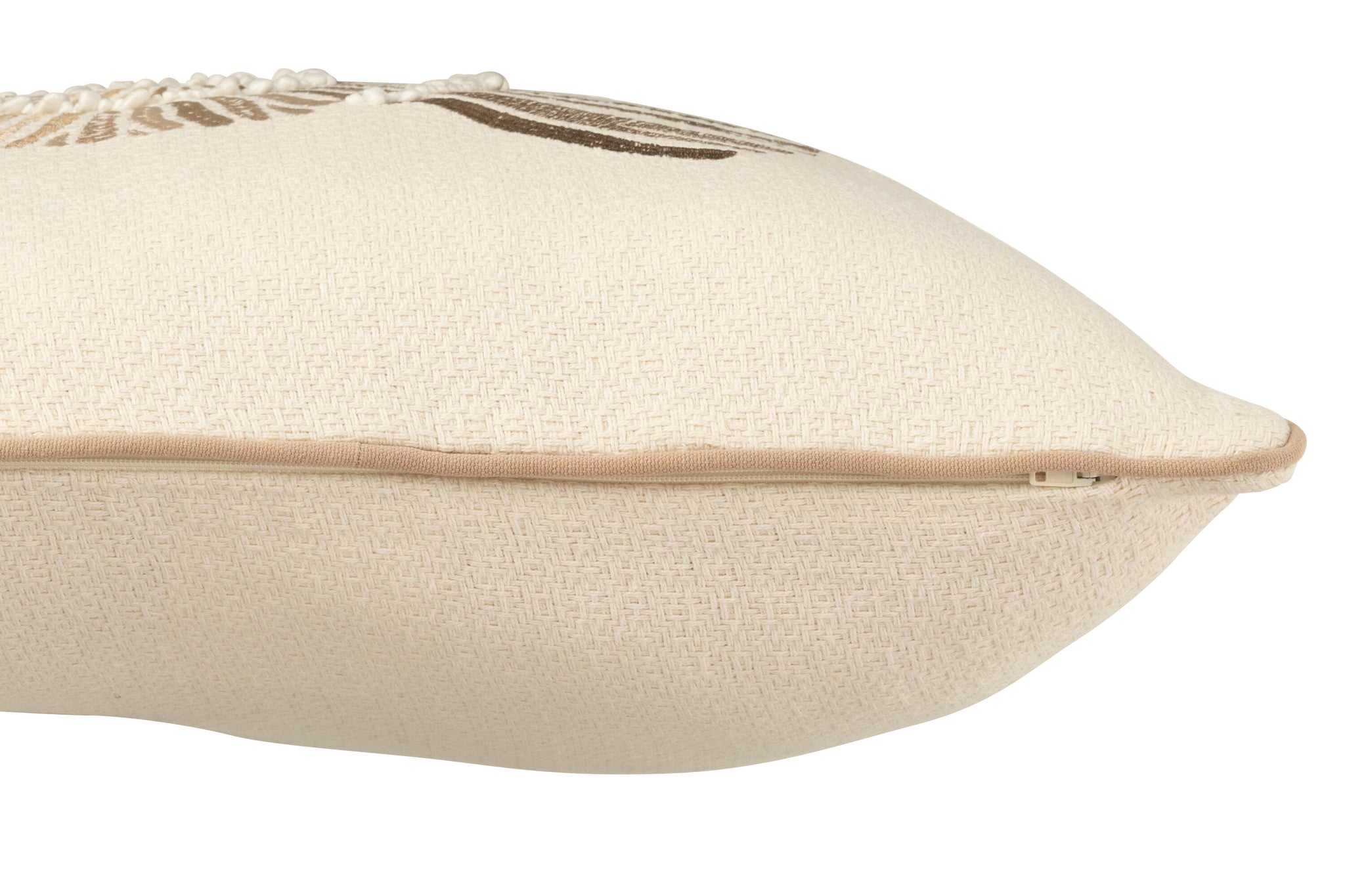 Kissen Muschel Baumwolle – Creme/Beige