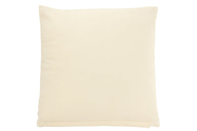 Kissen mit Muschelmotiv -  Weiß Beige