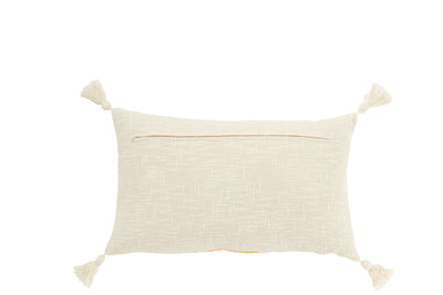 boho kissen weiss orange