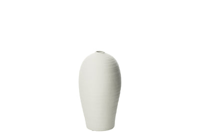 Vase Weiss Keramik (S)