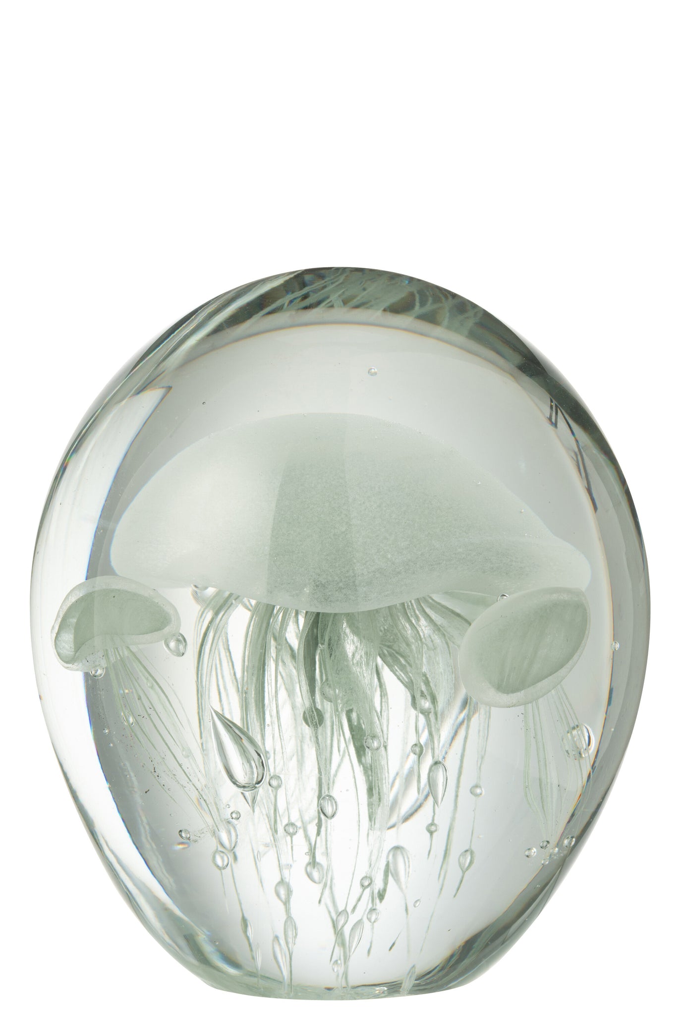 glas deko objekt maritim grün