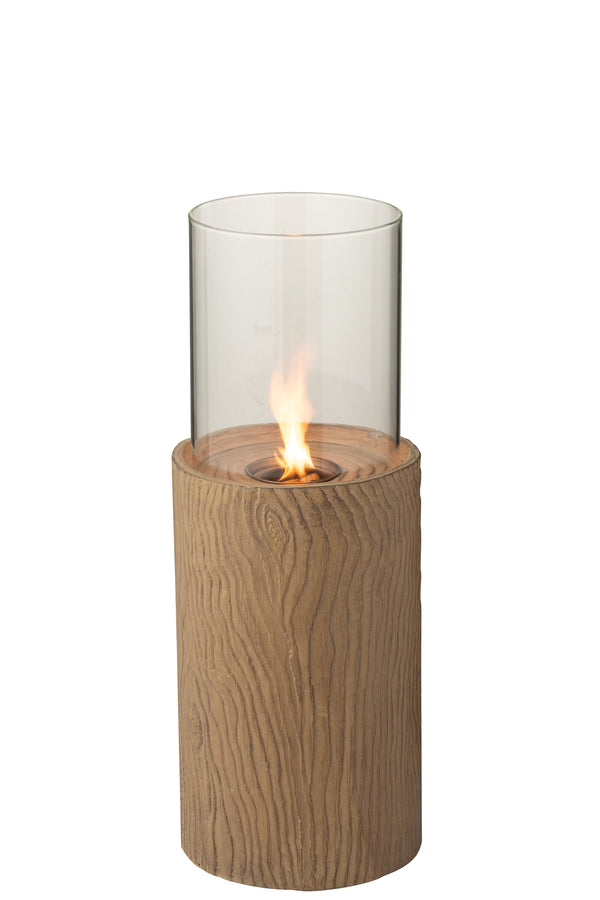 Runde Feuersäule, braun (L)